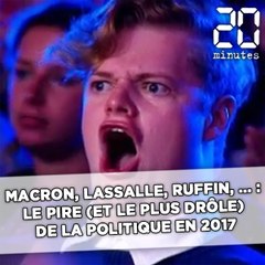 Tải video: Macron, Lassalle, Corbière, Philippe,... : Retour sur le pire (et le plus drôle) de la politique en 2017