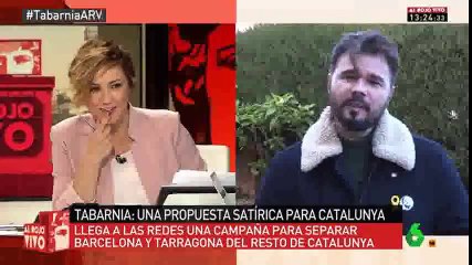 Rufián, como no puede decir que Tabarnia es un invento franquista echa la culpa a FAES