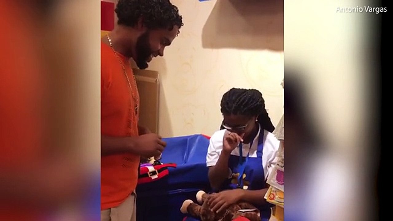 Video_ Father gives son Christmas toy deceased moms voice _ Daily Mail Online
