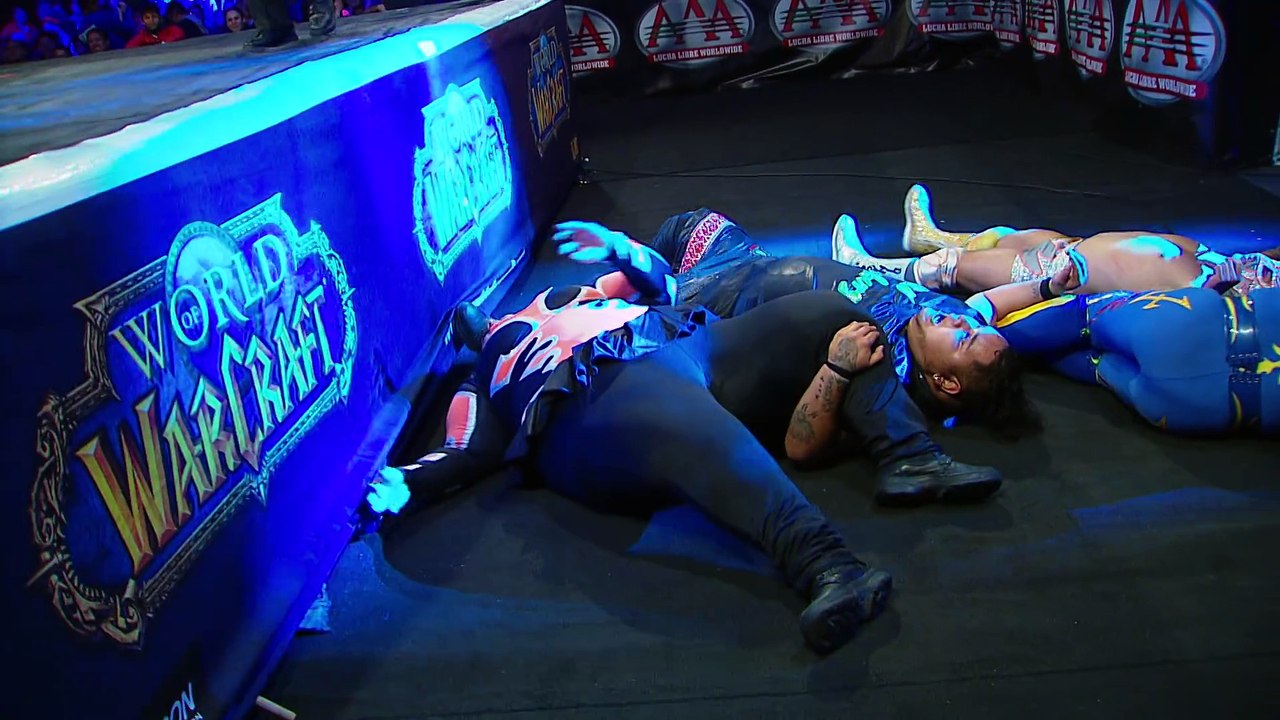 Elle se casse la jambe en sautant du ring