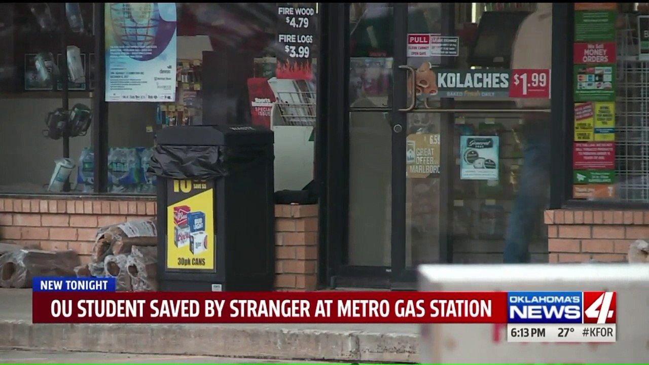 'Guardian Angel' Saves College Student's Life at Oklahoma Gas Station