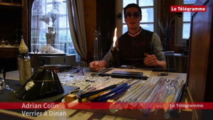 Dinan. La verrerie à l'heure de Noël