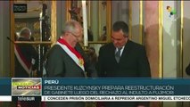 Presidente de Perú anuncia que realizará cambios en su gabinete