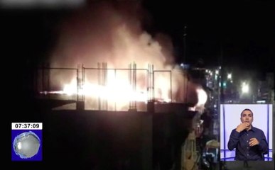 Vea la magnitud de incendio en vivienda que captó cámara del ECU-911 en Vinces