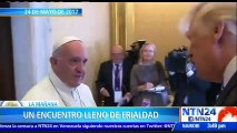 Resumen 2017: El esperado y frío encuentro entre el papa Francisco y Donald Trump