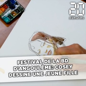 Festival de la bande-dessinée d'Angoulême: Cosey dessine une jeune fille