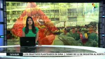 Preside mandatario venezolano acto de salutación de la FANB