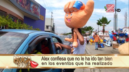 El actor Alex Plúas se encuentra desesperado ya que no ha completado los 2.000 dólares que tiene que pagar