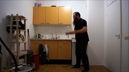 Boxing southpaw stance training - Left straights 3