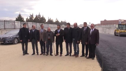 Başkan Cahan Battı-çıktı İnşaatını İnceledi