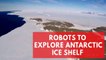 Robo drones to study melting Antarctic ice shelf impact on sea levels