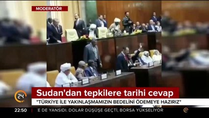 Sudan'dan tepkilere tarihi cevap