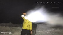 Watch what happens to boiling hot water in -34 degrees Fahrenheit