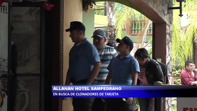 Allanan hotel sampedrano en busca de clonadores de tarjetas