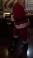 Santa Claus Hoverboard  Fail