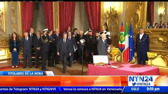 Presidente de Italia disolvió el Parlamento y convocó a elecciones legislativas para el próximo 4 de marzo