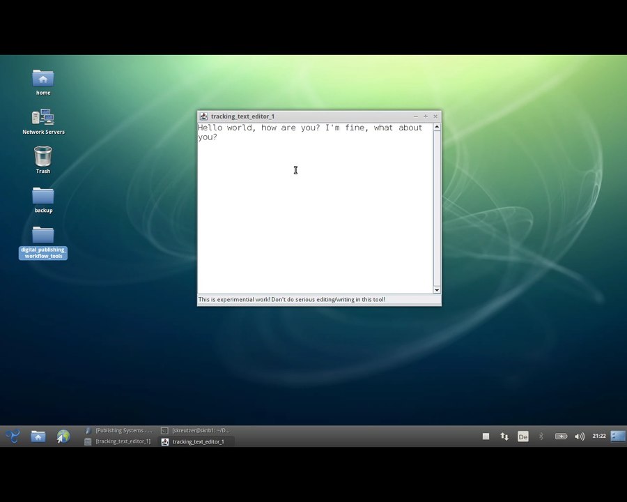Hypertext Components: Change Tracking Text Editor