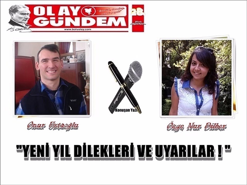 YENİ YIL DİLEKLERİ VE UYARILAR !