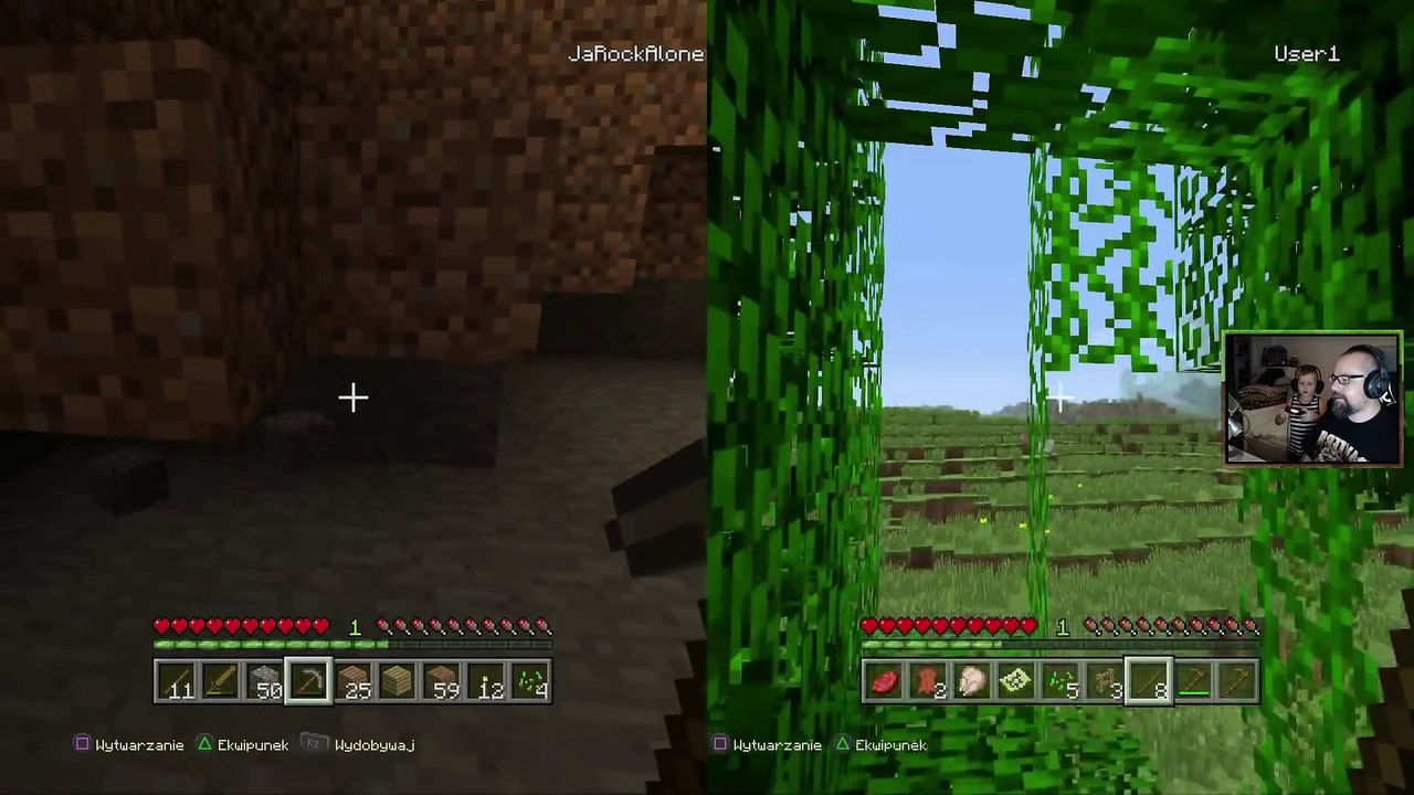 Minecraft z Mikołajem (S01E03) Domek (PS4 - split-screen)