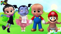 Wrong Heads VAMPIRINA Boss Baby Super Mario The Alphabet Song Nursery Rhymes for kids fu
