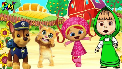 Wrong Eyes Masha Team Umizoomi Paw Patrol Talking Ginger The Alphabet Song Nursery Rhyme