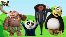 Wrong Heads Despicable Me 3 Minions Maui Kung Fu Pand