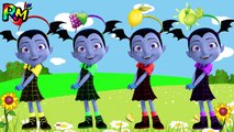 Learn Colors VAMPIRINA Wrong Colors Fruit Headband The Alphabet Song Nursery Rhymes Colors for kids