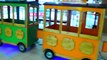 Colors for Children to Learn with Trains Wheels On The Bus Song Nursery Rhy