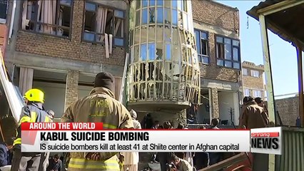 Suicide bombers kill dozens at Shiite center in Afghan capital