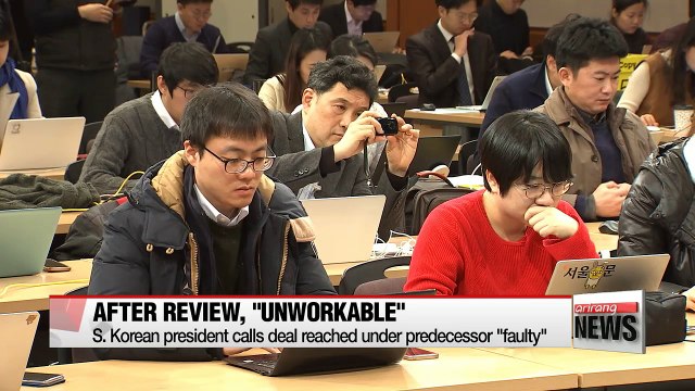 President Moon Jae-in says 'comfort women' issue cannot be settled by 2015 Seoul, Tokyo agreement