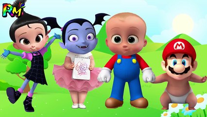 Wrong Heads VAMPIRINA Boss Baby Super Mario The Alphabet Song Nursery Rhymes for ki