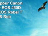 2x Premium Batterie LPE5 LPE5 pour Canon EOS 1000D  EOS 450D  EOS 500D  EOS Rebel T1i