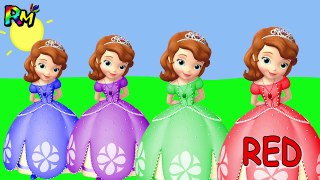 Learn Colors Wrong Lipstick Sofia the first Colors for kids Johny Johny Yes Papa Nursery Rhymes-