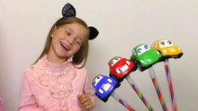 Bad Baby with Tantrum and Crying for Lollipops and Cars _Babies Learn Colors with Finger Family Song