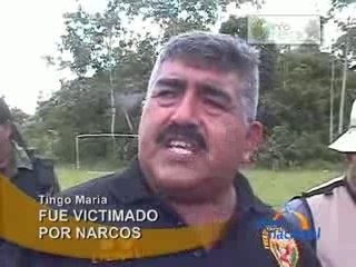 FUE VICTIMADO POR NARCOS - TINGO MARÍA