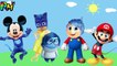 Wrong Heads Disney Mickey Mouse PJ Masks Catboy Super Mario Inside out Finger family s