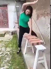 Chinese Brave Girl - Funny Video Of Girl