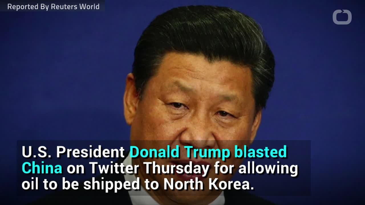 Trump Says China Is Preventing 'Friendly Solution' To North Korean Nuke Crisis
