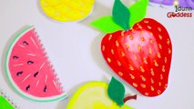 7 DIY Fruit Notebooks – How To Make Fruits Notebooks (tutorial)