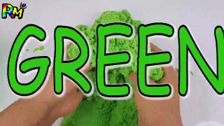 Playing with kinetic sand - Learn Colors for Children -  Learn Colors with Kinetic Sand-NKSK5JRYR4w