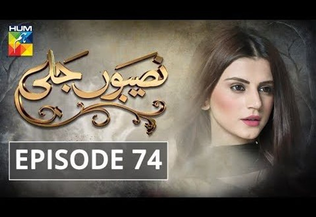 Naseebon Jali Episode 74 HUM TV Drama  28 December 2017