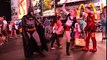 Marvel vs DC FLASH MOB in Times Square SPIDER-MAN, BATMAN, IRON MAN, HARLEY QUINN | Superheroes | Spiderman | Superman | Frozen Elsa | Joker