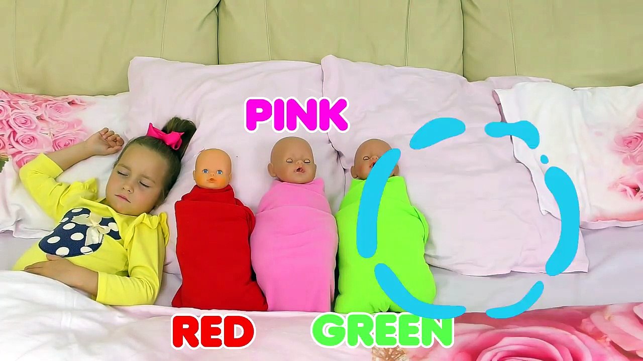 Learn Colors with Baby Dolls _ Nursery Rhymes for Kids Toddlers and Babies Are you sleepin
