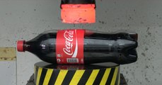 Hydraulic Press and  Cocacola!