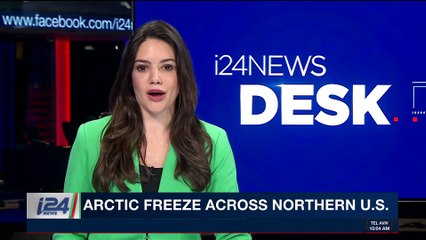 i24NEWS DESK | Arctic freeze across northern U.S. | Friday, December 29th 2017