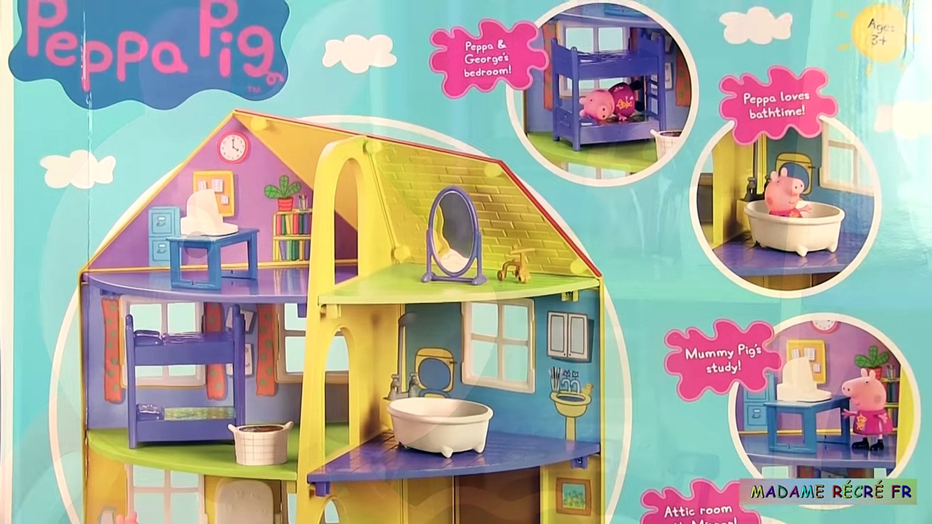 Peppa Pig La Nouvelle Maison Familiale Peppa S Family Home Jouet Youtube Video Dailymotion