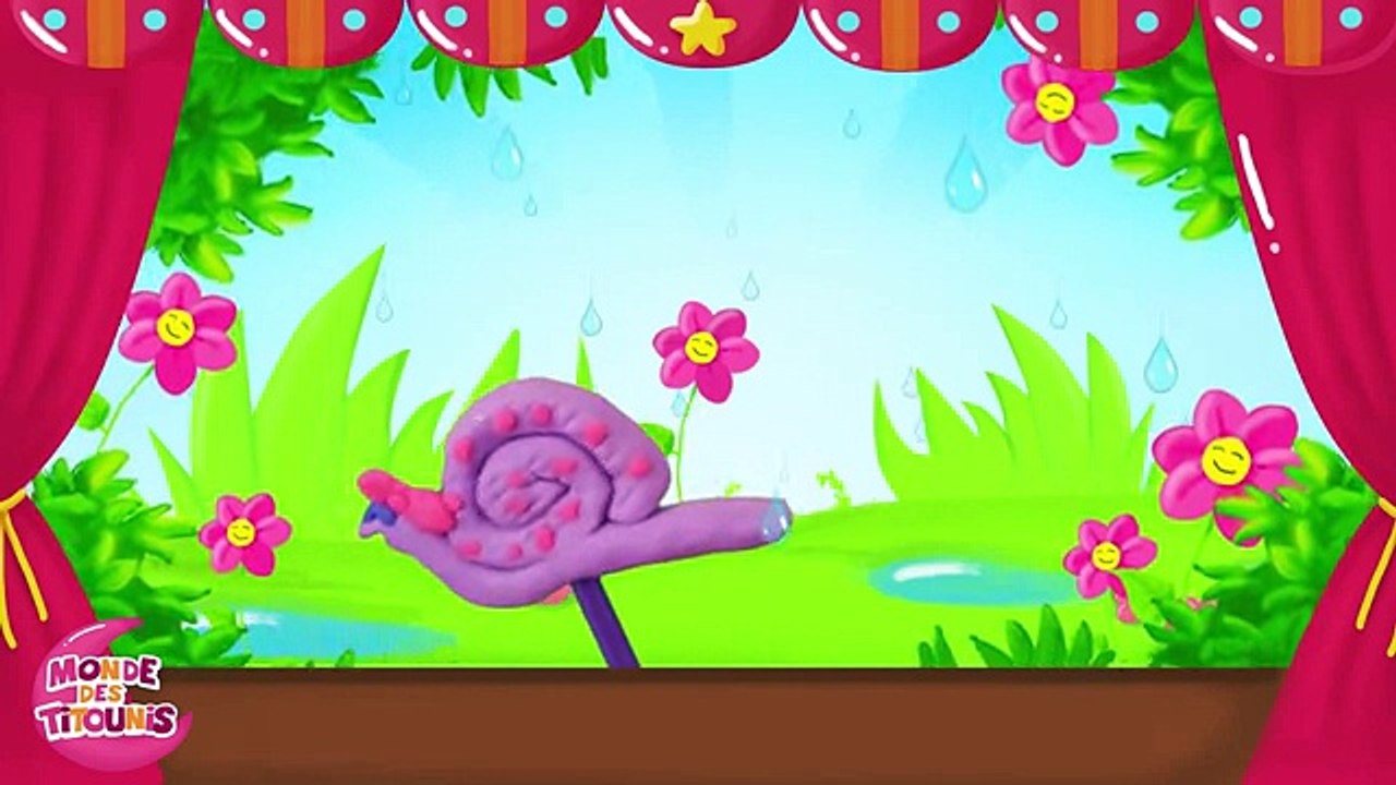 Petit escargot - Comptine en pâte à modeler Play-Doh - Titounis - YouTube