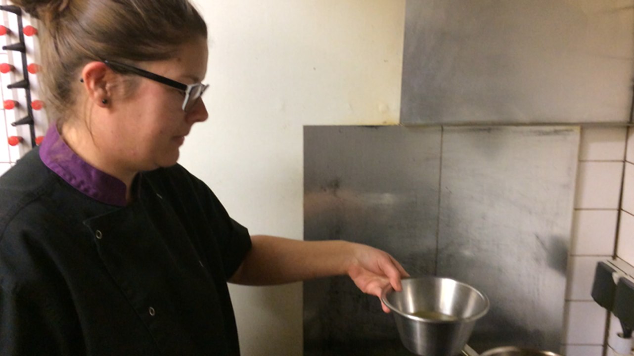 Crème de chou-fleur et œufs pochés d’Amandine Taillandier