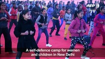 Self-defence camp for women in India
