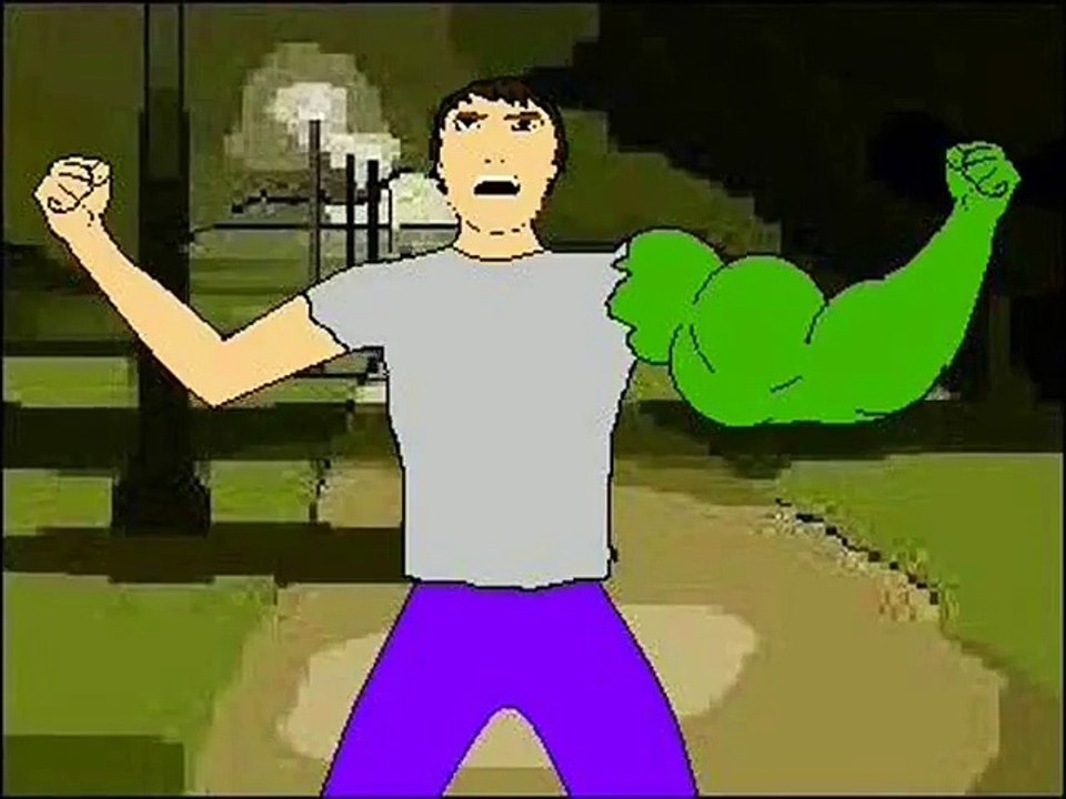 Hulk Animation transformation